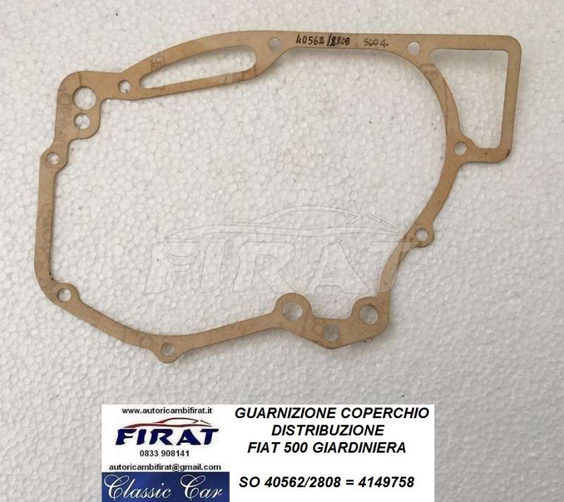 GUARNIZIONE COPERCHIO DISTRIBUZIONE FIAT 500 GIARDINIERA